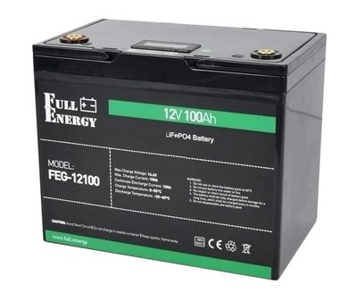 Full Energy FEG-12100 Акумулятор LiFePO4 12В 100А•г 29364 фото
